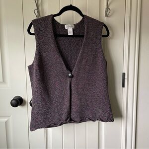 Foxcroft Multicolor Knit Vest